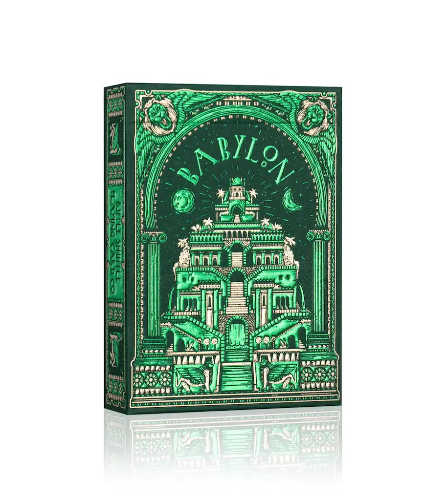 babylon-limited-edition-vintage-poker-cards-gold-stamping-flower-cutting-paper-cards-collectible-artistic-playing-cards