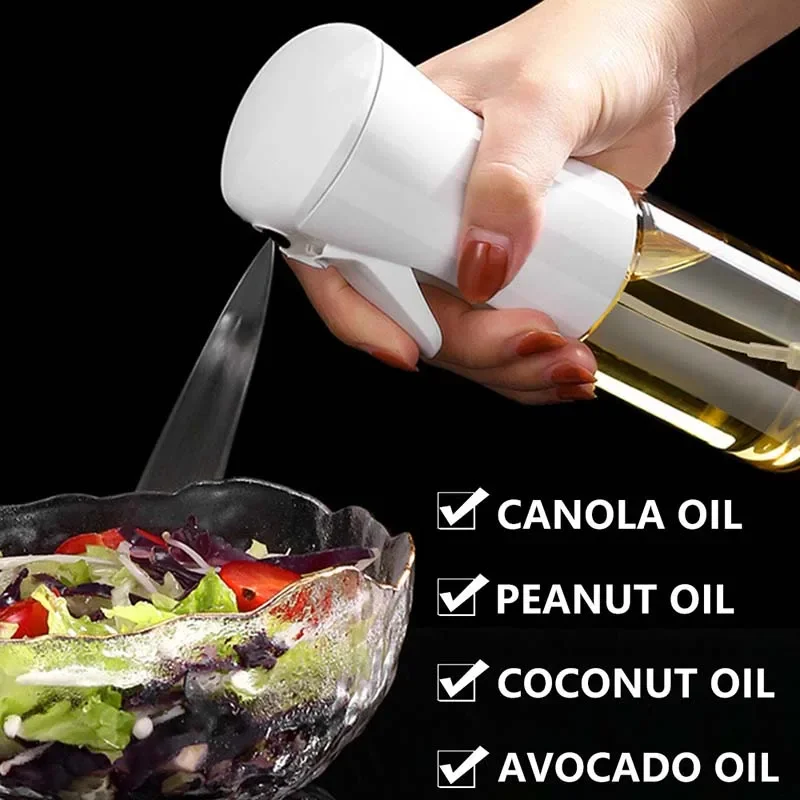 

Camping BBQ Baking Vinegar Soy Sauce Spray Bottle Oil Spray Bottle for Cooking Olive Oil Sprayer Kitchen Gadgets 220ML