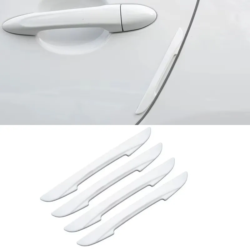 4-24Pcs Clear Car Door Edge Protective Stickers Anti-Collision Strip Transparent Protector Sticker Invisible Protective Strips