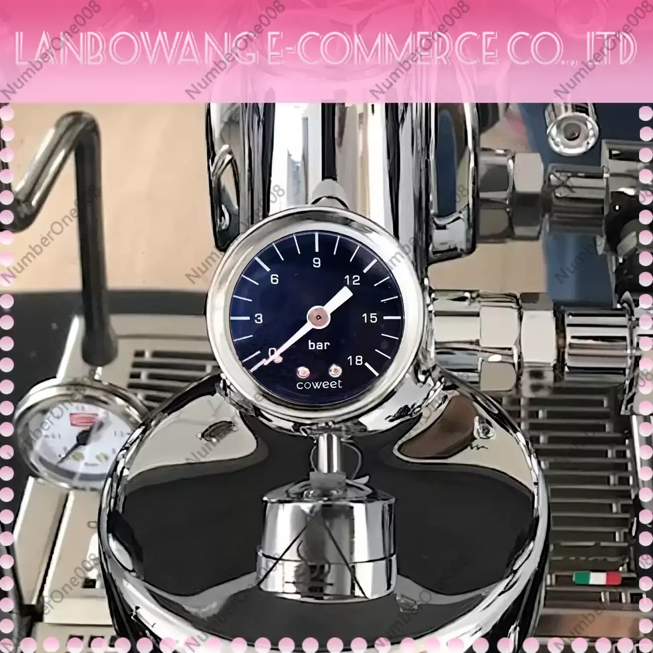 Applicable To E61 Limited Viewership of Valve Regulating Water Flow Rocket Aibo Variable Walnut Dial Pressure Gauge