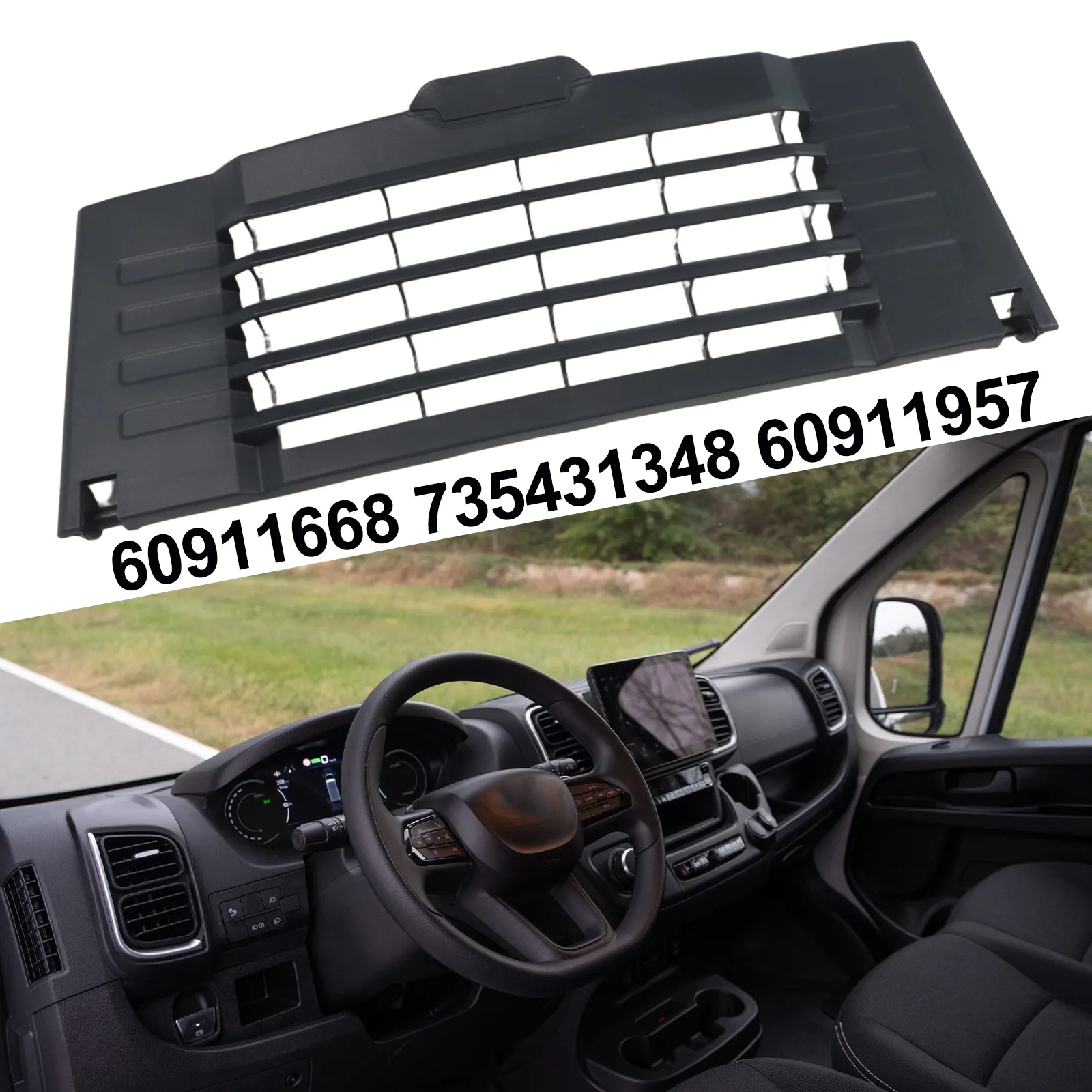 

Ventilation Cover Car Vent Cover Car Interior Customization Black Direct Installation Fit Made Of ABS Material