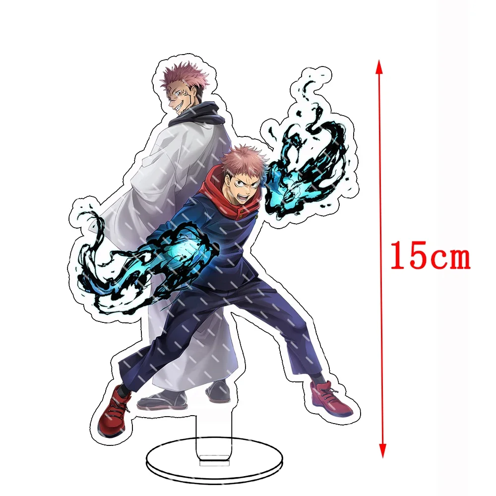 Anime Jujutsu Kaisen Stand Acrylic Cartoon Figure Itadori Yuji Fushiguro Megumi Gojo Satoru Nanami Kento Models Fans Gifts