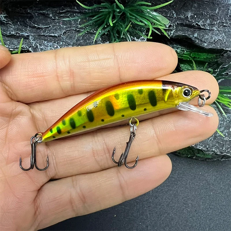 55 مللي متر 3.5 جرام غرق أسماك الصيد إغراء للمياه العذبة الصغيرة اليابان إغراء Pesca الاصطناعي الطعم الثابت سمك السلمون المرقط بايك الصيد المتذبذب #6