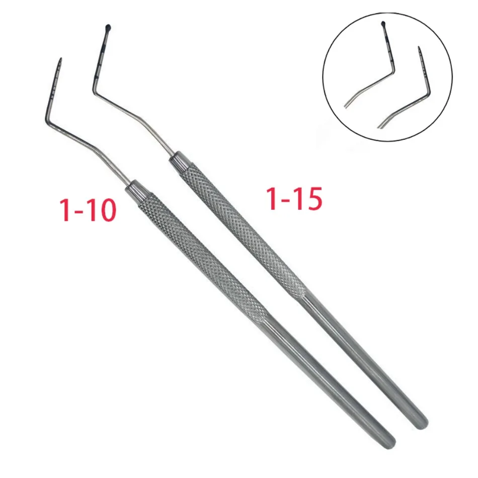 

Dental Periodontal Pocket Scale Probe Stainless Steel Periodontal CPI Periodontal Positioning Probe Measuring Ruler