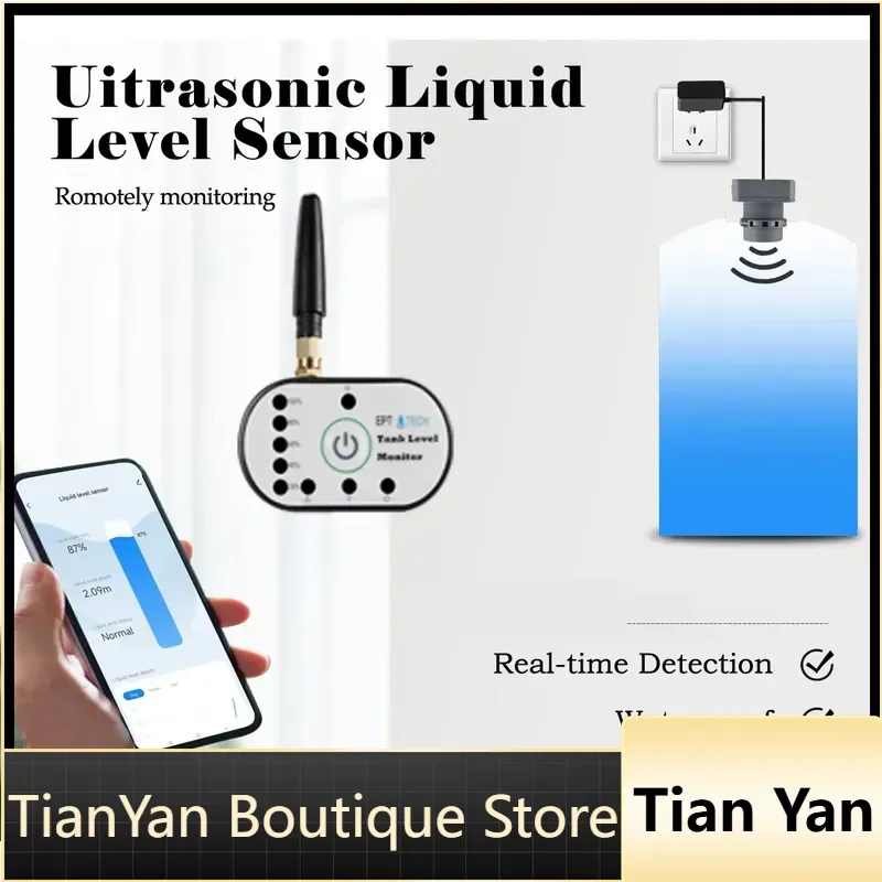 EE1 for Tuya Smart Home Water Tank Level Indicator with Beep Alarm Well Level Measuring Instrument 2026
