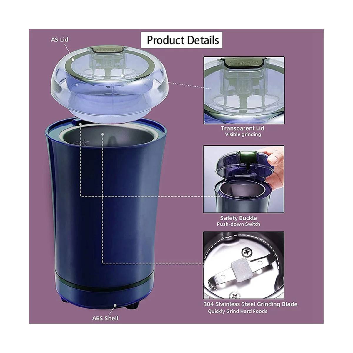 Machine à café électrique portable, cafetière à capsules expresso pour la maison, cafetière à café perfecto, prise UE blanche