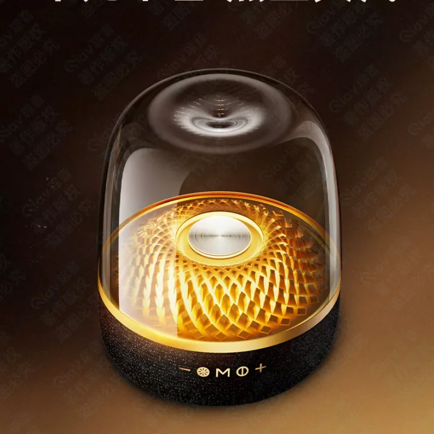 

Huaqiangbei For Wireless For 5.3 Speaker RGB LED Lighting Desktop Subwoofer Transparent High Sound Quality 120W Output