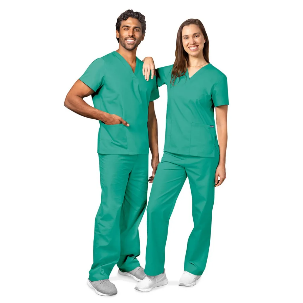 Operatiekamer verpleegster uniform set, chirurgische isolatiejas, schoonheidssalon, tandheelkundige ziekenhuis werkuniform, handwasjas