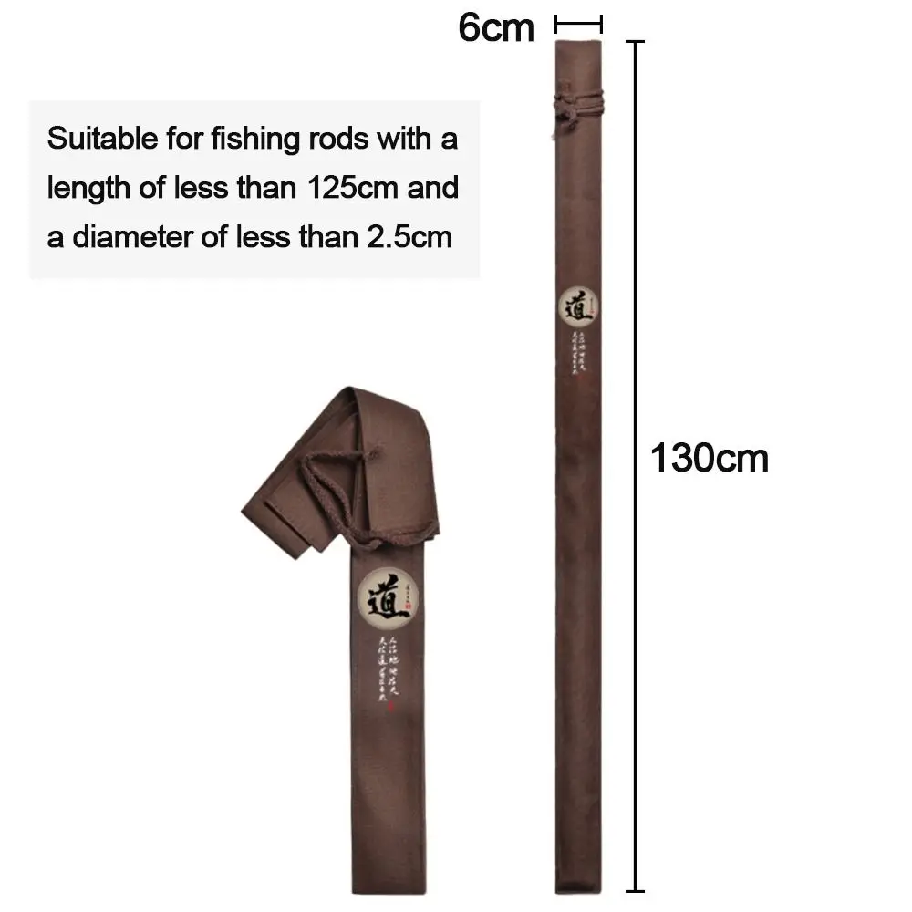 1PC Portable Fishing Rod Bag Multifunctional Fishing Tackle Storage Bag Large Capacity Fishing Gear Accessories Storage Bag