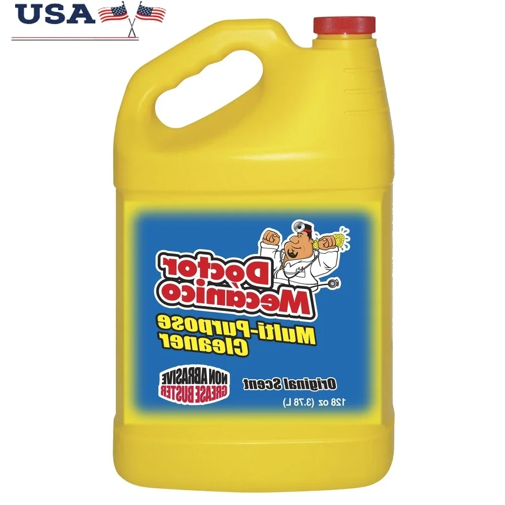 

Multi-Purpose Automotive Cleaner Non-Abrasive Grease Buster Effective All Surfaces 128 oz Heavy Duty Stain Remover Household Use