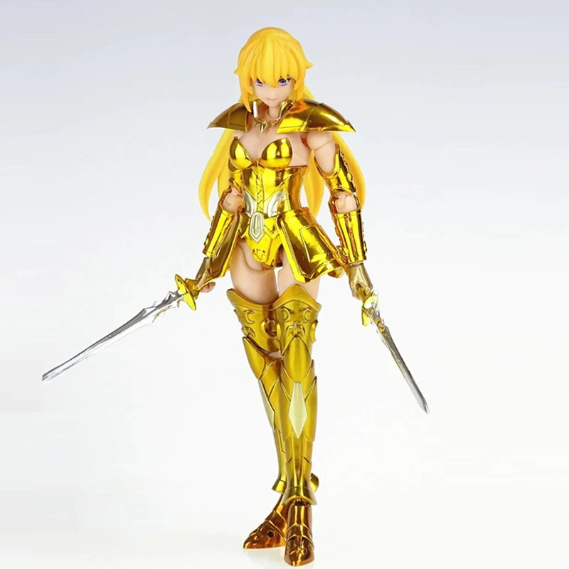 Grandes brinquedos/gt saint seiya mito pano ex virgem verna santo contrato feminino zodíaco cavaleiros do modelo brinquedos em estoque figura de ação