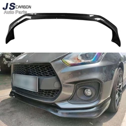 For Suzuki Swift Sport ZC33S Carbon Fiber Front Lip Spoiler diffuser Short Chin Apron Bumper Shovel Guard Plate body kit