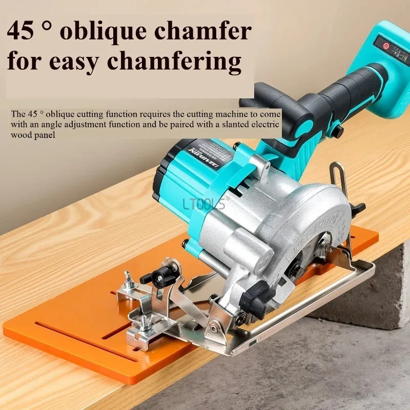 Universal Handheld Circular Saw Base Fence Adjustable 6mm/8mm Thickened Cutting Machine Positioning Guide Stop for Woodworking