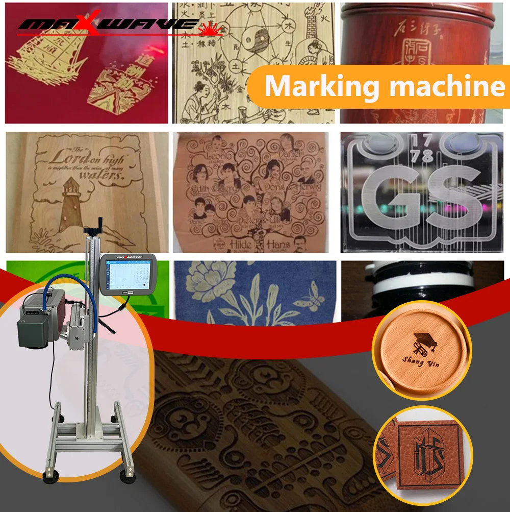 Versatile CO2 Flying Laser Marking Machine with Customizable Engraving Ranges Ideal for Electronics  Printing Industries