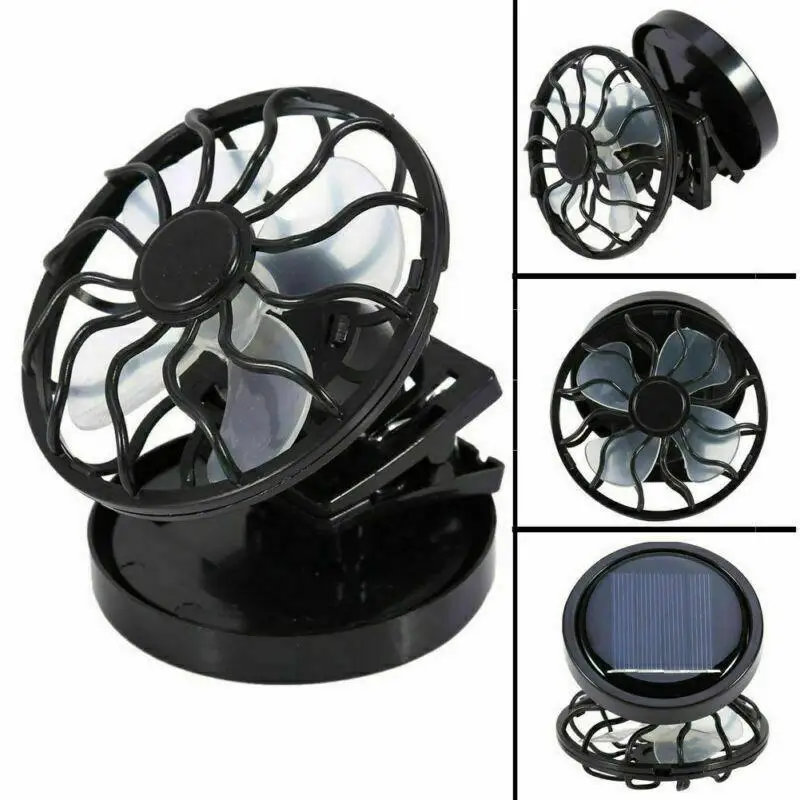 Solar Fan Clip-on Hat Desk Travel Camp Summer Mini Clip Usb Fan Sun Energy Power Panel Cell Portable Cooling Fan Cooler UV Cap