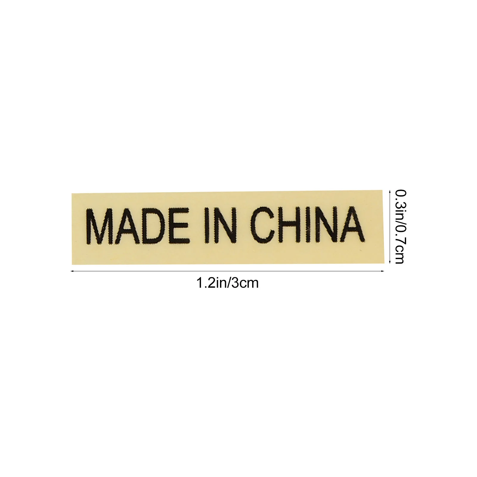 4000 Pcs Tile Stickers Made in China Imported Labels Waterproof Yellow Package Self Adhesive Office