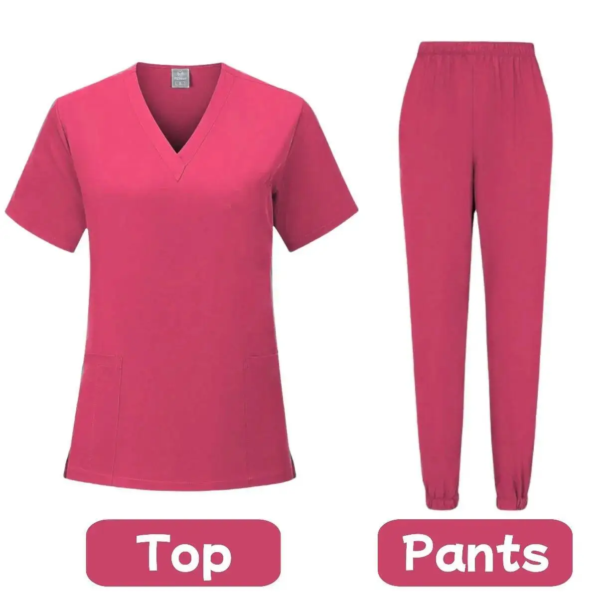 Women Joggers Set Uniforms Short Sleeve Enfermera Accesorios Hospital Sets Scrubs Medical