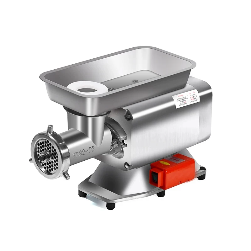 

RY12S 2.2KW Stainless Steel Electric Meat Grinder High Efficiency Commercial Meat Processing Mincing Machine