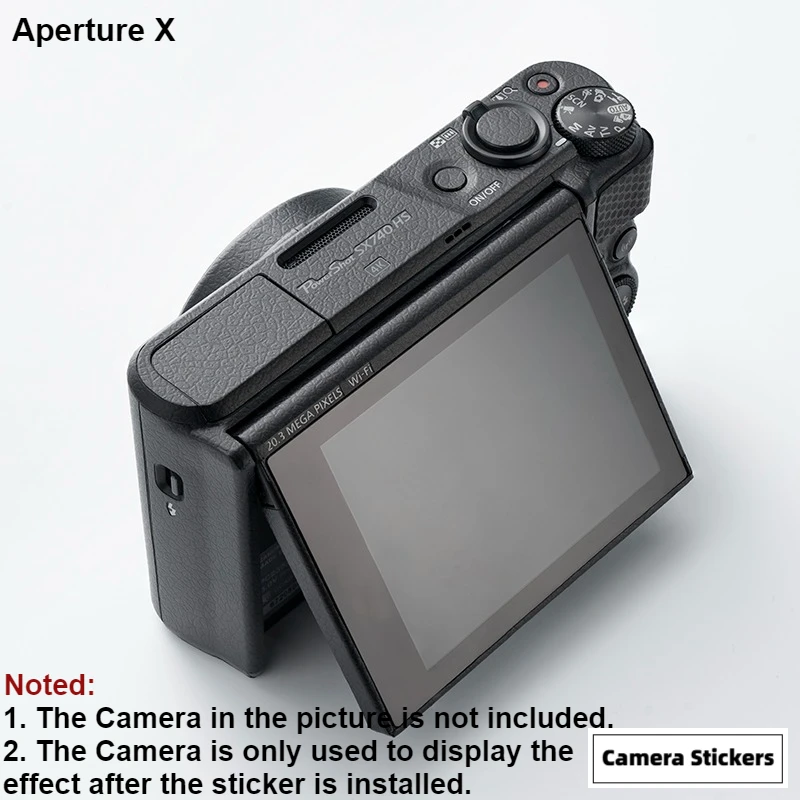 Para Canon PowerShot SX740HS, Vinilo Adhesivo para Cámara, Película Protectora Antiarañazos, Revestimiento Protector para SX740 HS PowerShot 40x