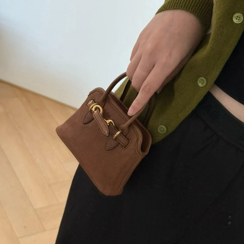 

Genuine Leather bags for women Vintage Shell Bag Versatile Shoulder Crossbody Small Mini pouch Fancy high quality original bag
