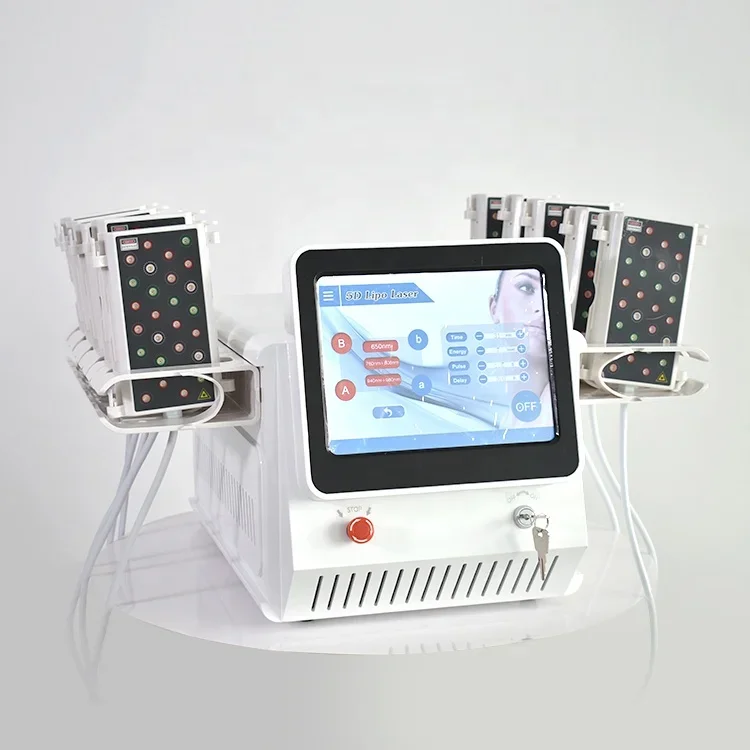 Distributors wanted lipolaser body slimming cellulite laser 650nm/780nm/808nm/940nm 10 laser pads beauty machine