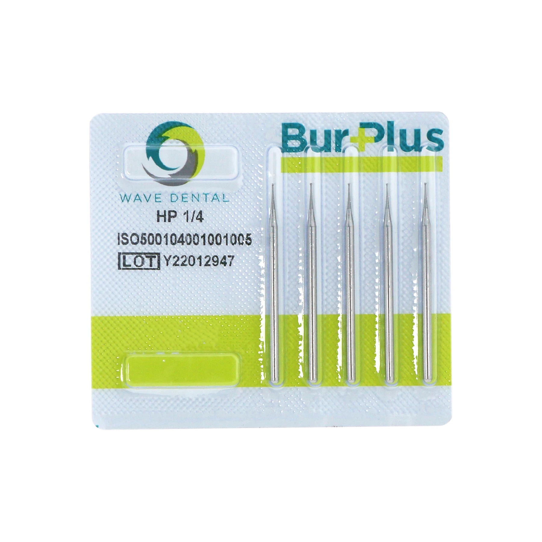 10 Stück WAVE Dental Burs Bohrer rundes gerades Handstück HP1/4 Kopfdurchmesser 0,5 mm Schaftdurchmesser 2,35 mm