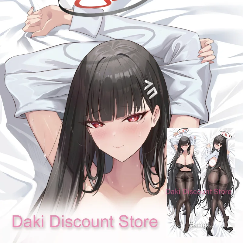 

Dakimakura rio (blue archive) Anime Double Sided Print Life Size Body Pillow Cover Pillowcase Gift