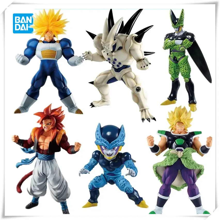 

Bandai Original Anime Dragon Ball Ichiban KUJI Vegeta Gogeta Cell Broly Vegeta Son Goku Trunks PVC Action Figure Model Toy
