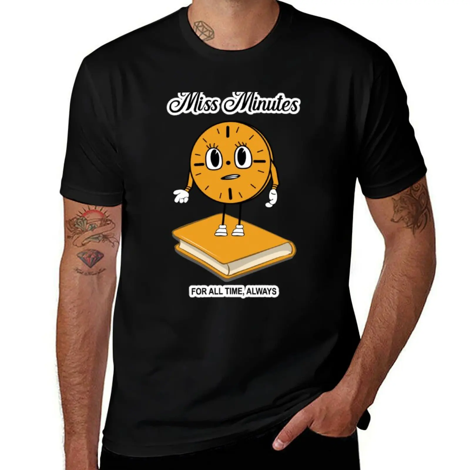 Miss Minutes T-Shirt Soft Casual Short Sleeve Cotton Tee