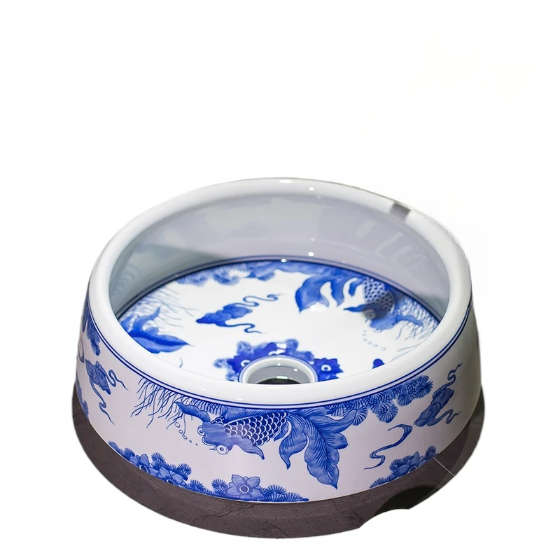 

Chinese style wash basin fine ceramics bathroom wash basin bathroom sink ceramic wash basin