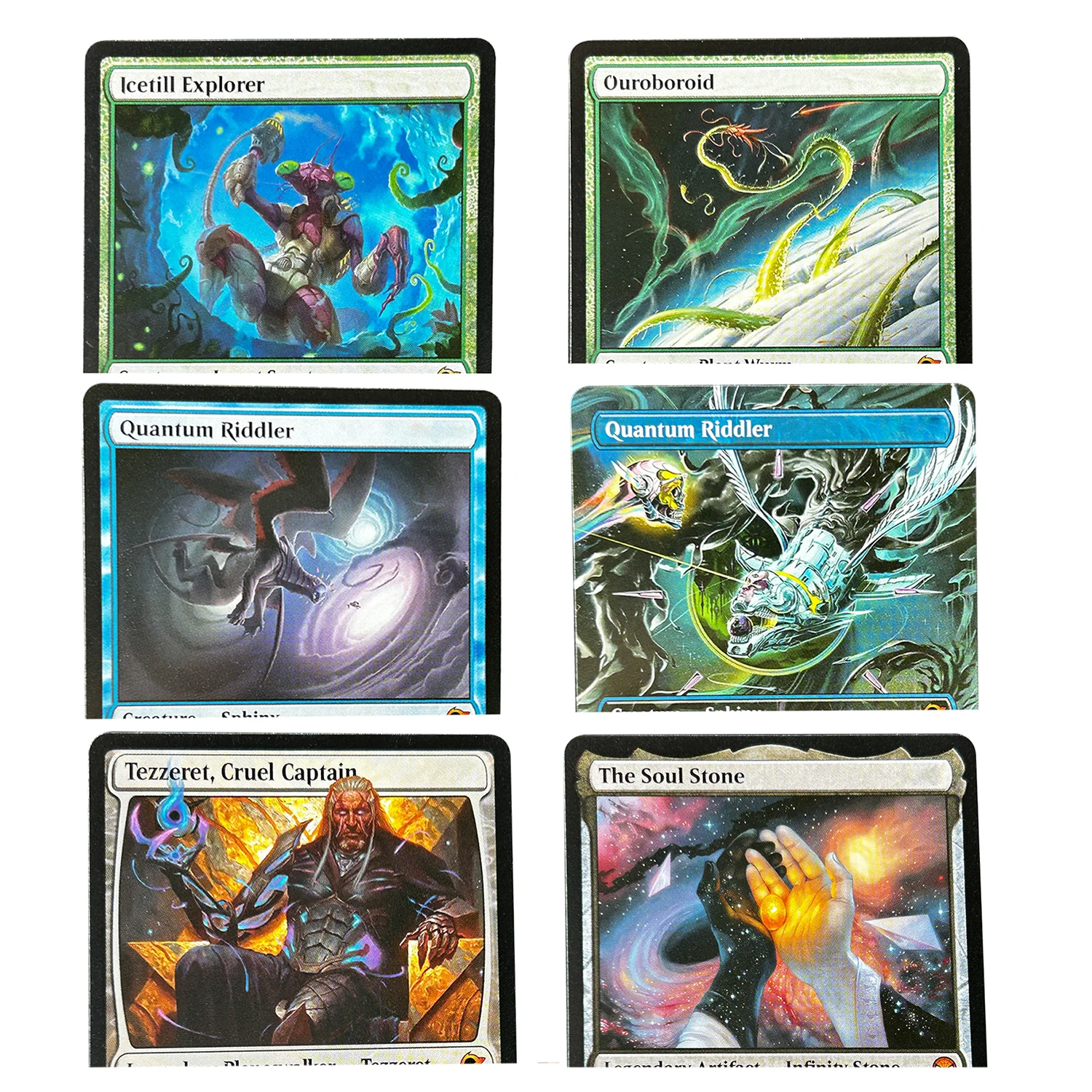 

Quantum Riddler EOESol Ring SLD Soul Stone Icetill Explorer CrucibleSLD Holo TCG English Card Quality Board Trading Card Game