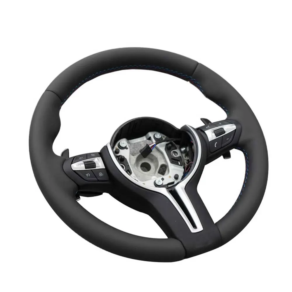 For F8x M2 M3 M4 Nappa Leather Car Steering Wheel for BMW M5 M6 F10 F20 F22 F30 F32 F36 F06 F07 E70 Full Set