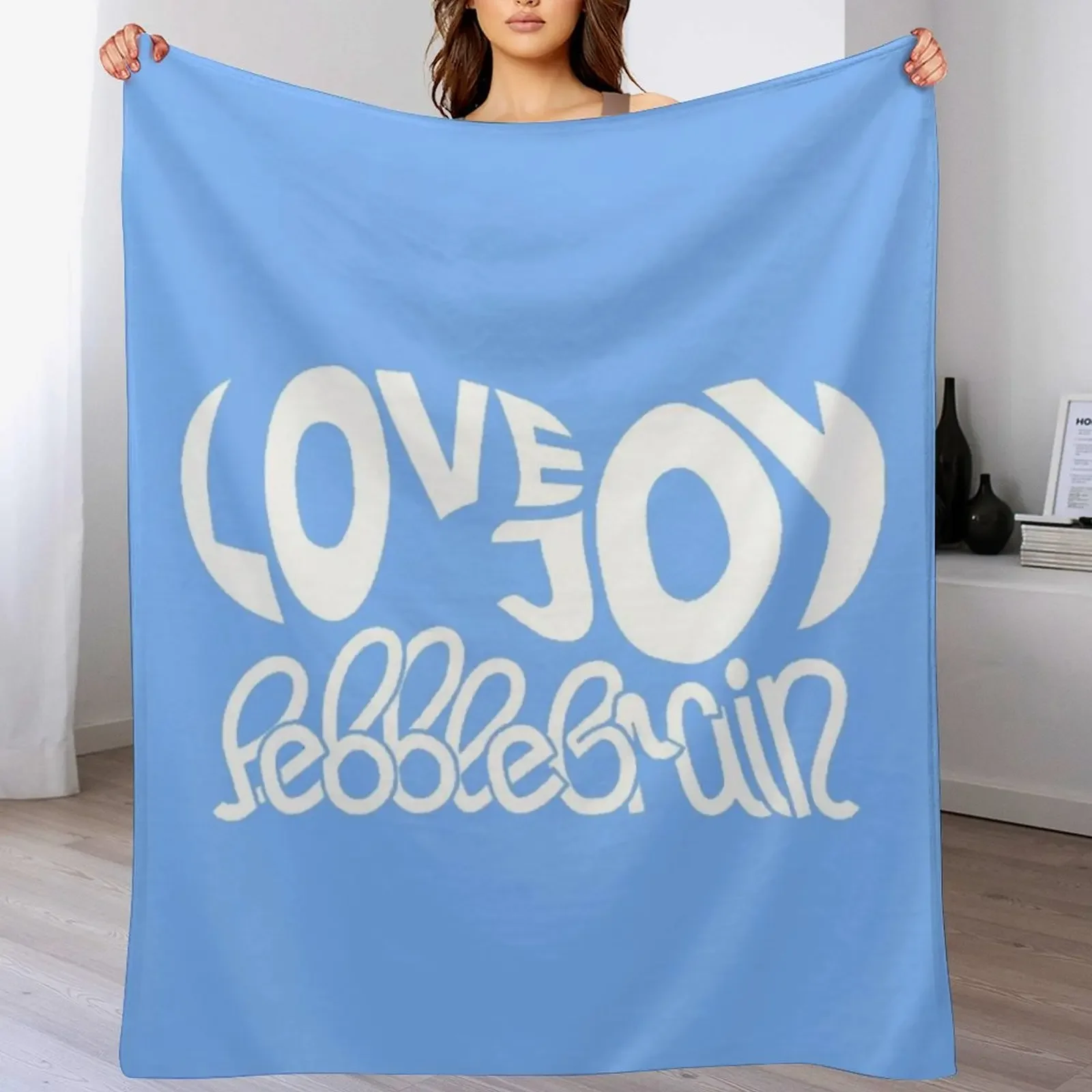 

Lovejoy Pebble Brain Throw Blanket Shaggy Furry Soft Blanket for Bedroom Living Room