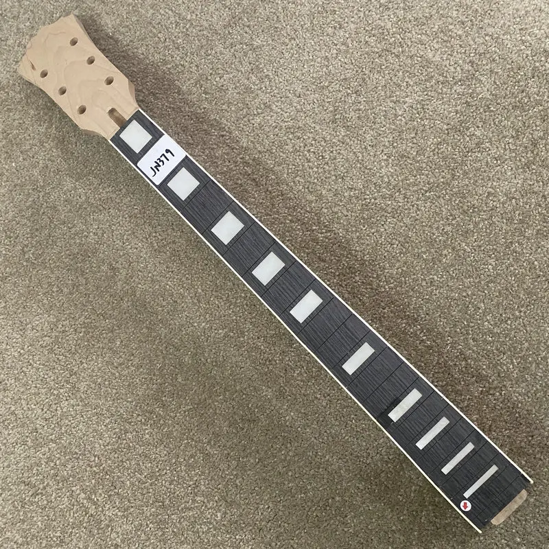 

JN379 Semi Finishing Electric Guitar Neck Set-in 22 Frets Maple+Rosewood without Frets Surface Damages for DIY