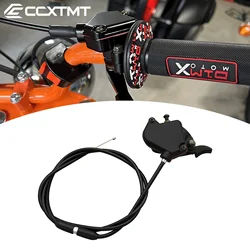Thumb Throttle Cable Accelerator Handle Assembly For 300cc 50cc-250cc ATV Quad Kart Dirt Bike 7/8 Inch 22mm Handlebar Universal