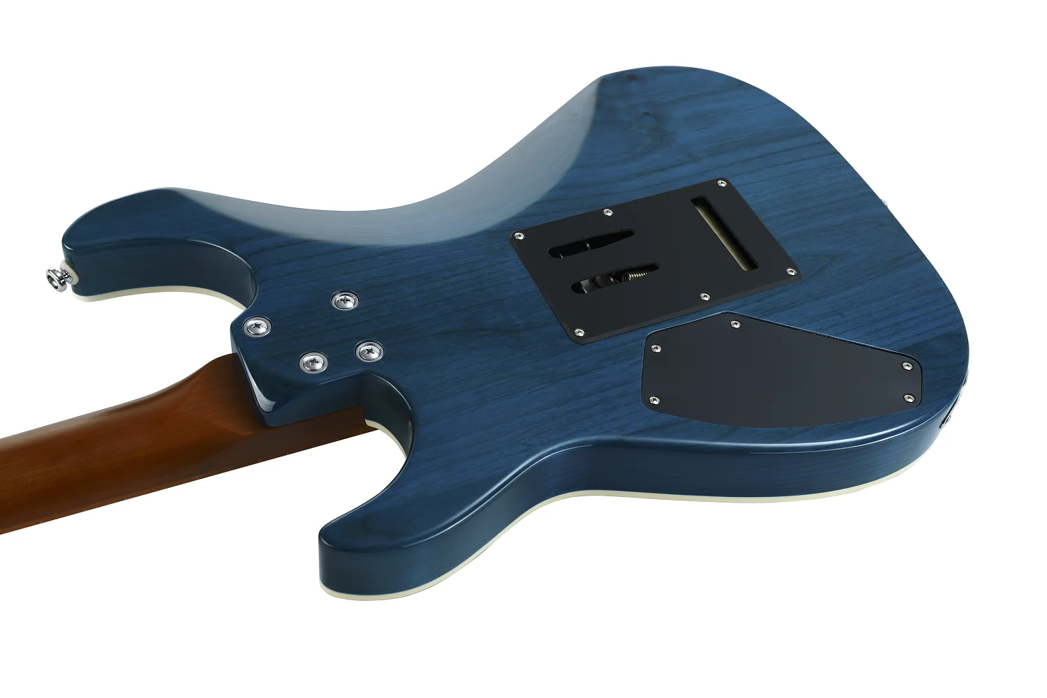 Blue Electric Guitar Flame Maple Top New