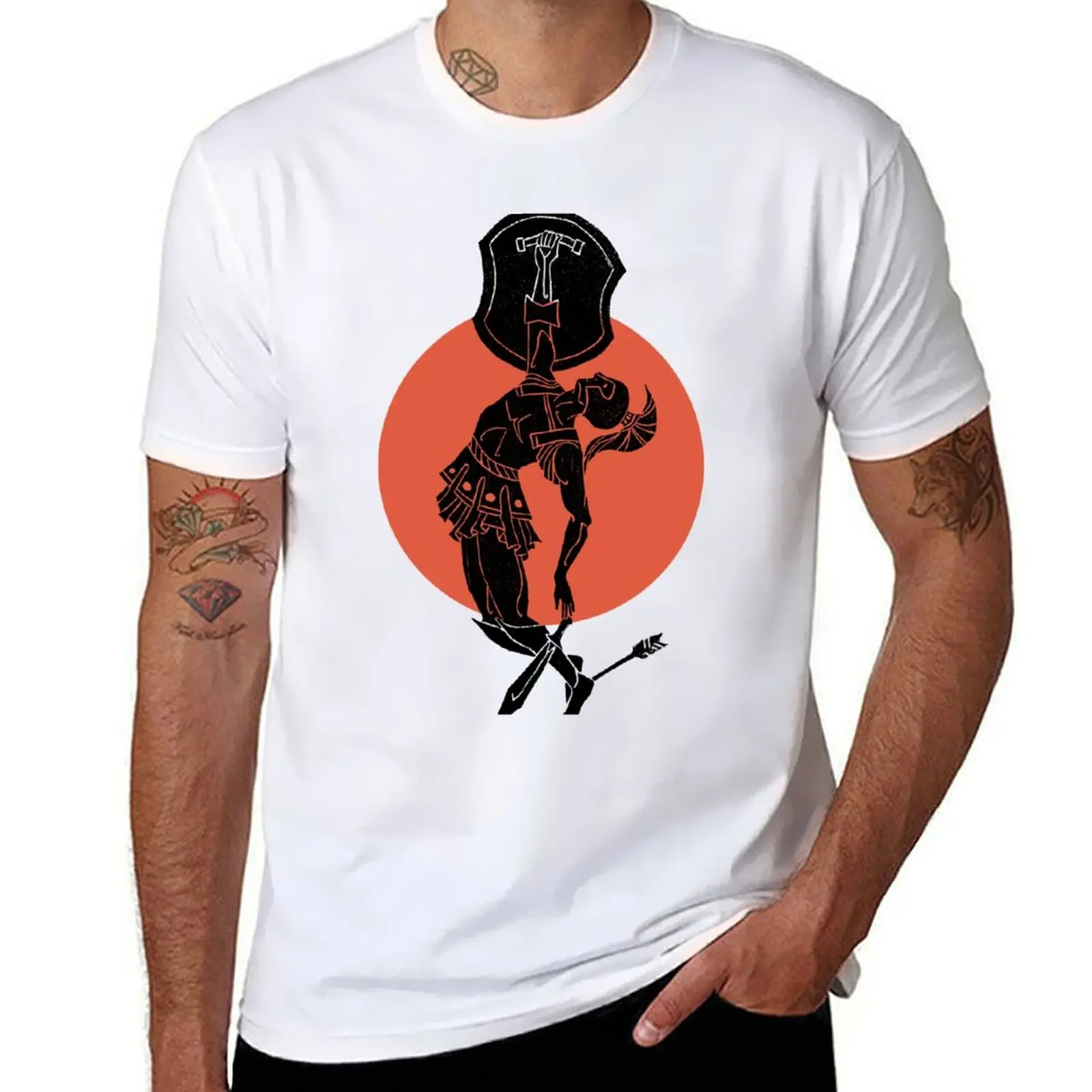 

Achilles Heel T-Shirt man t shirt summer cotton t shirts high quality T-Shirt