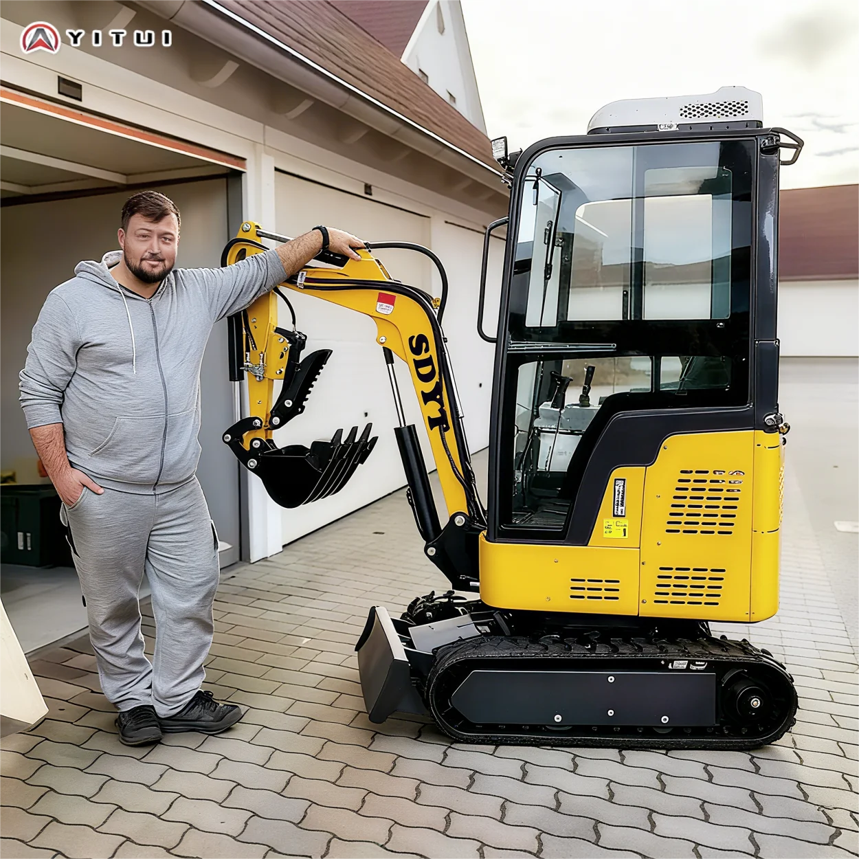 Мини-экскаватор, быстрая доставка, индивидуальные двигатели Kubota, сертифицированные Euro5 Ce, с кабинами и аксессуарами для мини-экскаватора