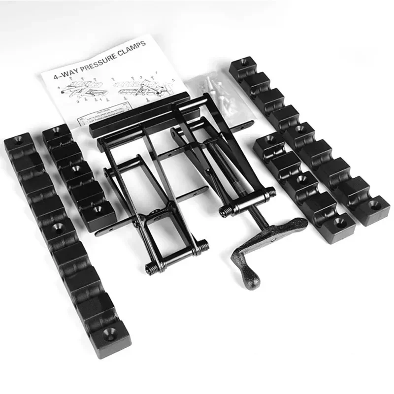 New Small New Split-plate Clamp Four-way Clamp With Custom Width New Clamp Woodworking Tool