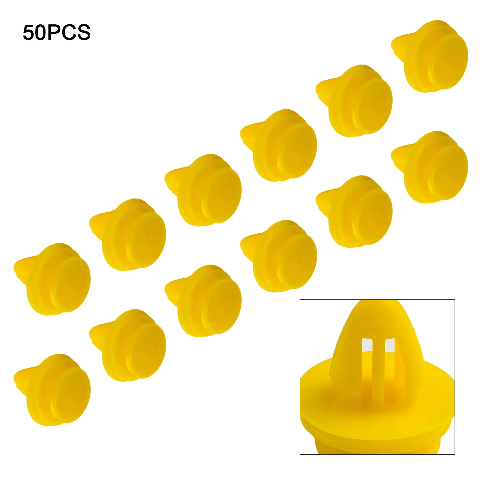 

Fasteners Panel Clips Set 50x ABS Replacement Yellow For Hyundai/For Volvo For Volvo S80 S40 S60 C30 C70 Useful