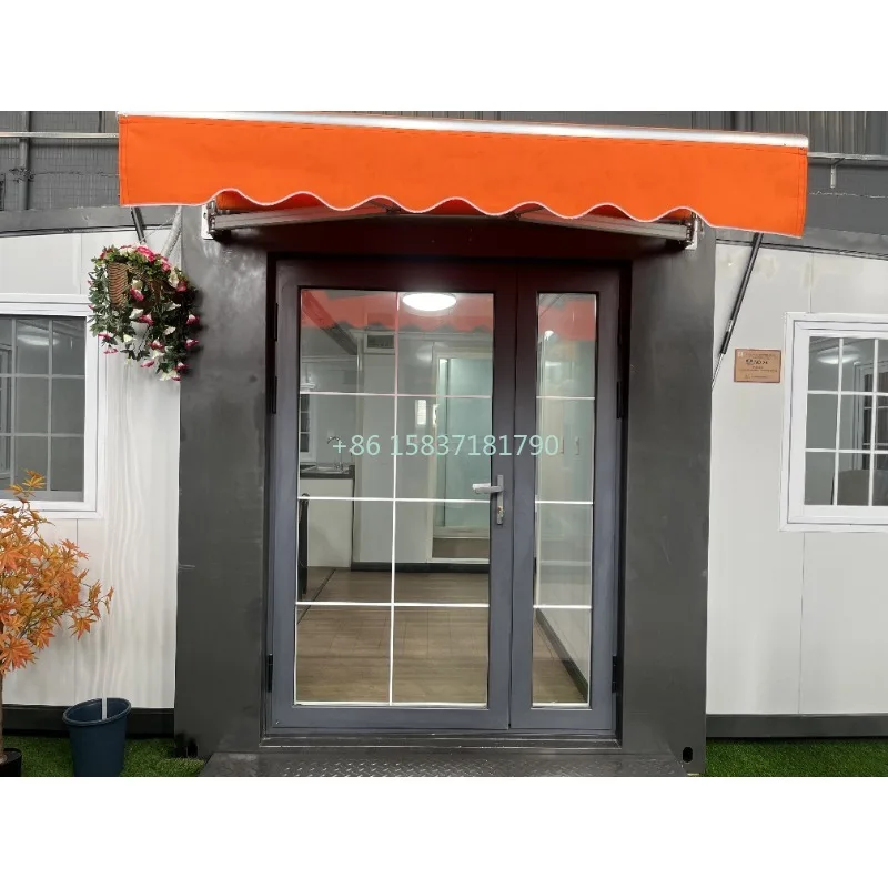 20 40ft Expandable Container House 3 Bedroom Mobile Home Double Wing Expansion Container House Office Dormitory Modular House