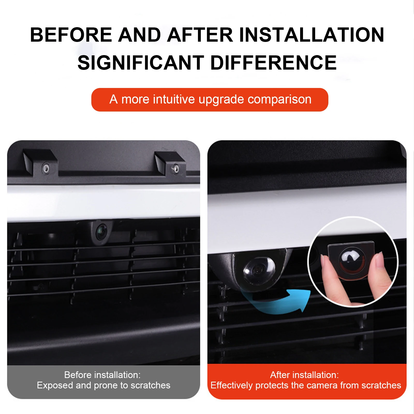 2Pcs Anti-Scratch Lens Protector Camera Lens Protection Cover for Tesla Model Y Juniper/Model YL 25-26