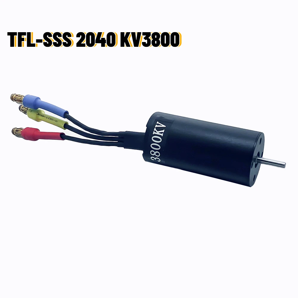 TFL-SSS-2040 KV3800,2-Pole Inner Rotor Water-cooled Brushless Mini Motor for RC  Model Ship