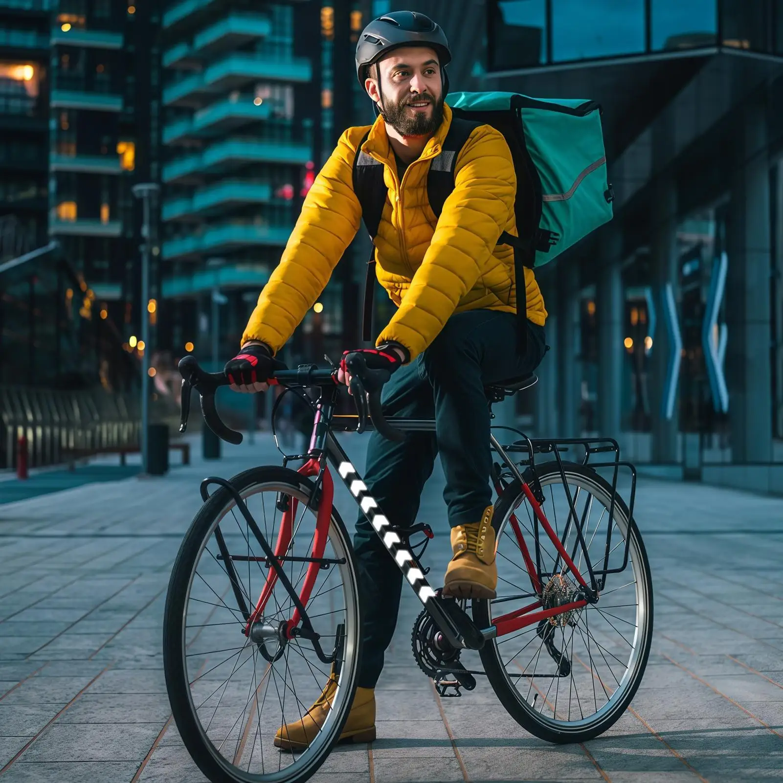 Bike Spoke Reflectors Bicycle Spoke Reflector Tapes Bicycle Frame Reflective Tape For Outdoor Night Commuting Mountain Scooter