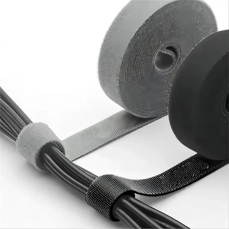 5M Hook and Loop Fastener Cable Organizer Cable Ties Wire Winder Keeper USB Cables Management Protector Earphone Mouse Cord Ties gallery 2