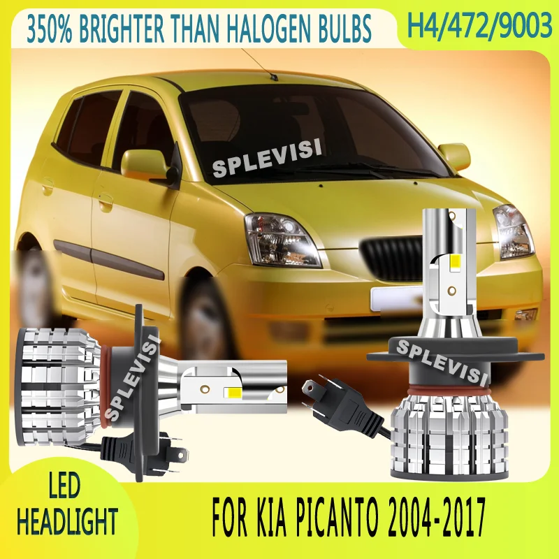 

Improves Night Safety Easy & Fast Setup LED Car Headlight Bulbs For Kia Picanto 2004 2005 2006 2007 2008 2009 2010 2011-2017