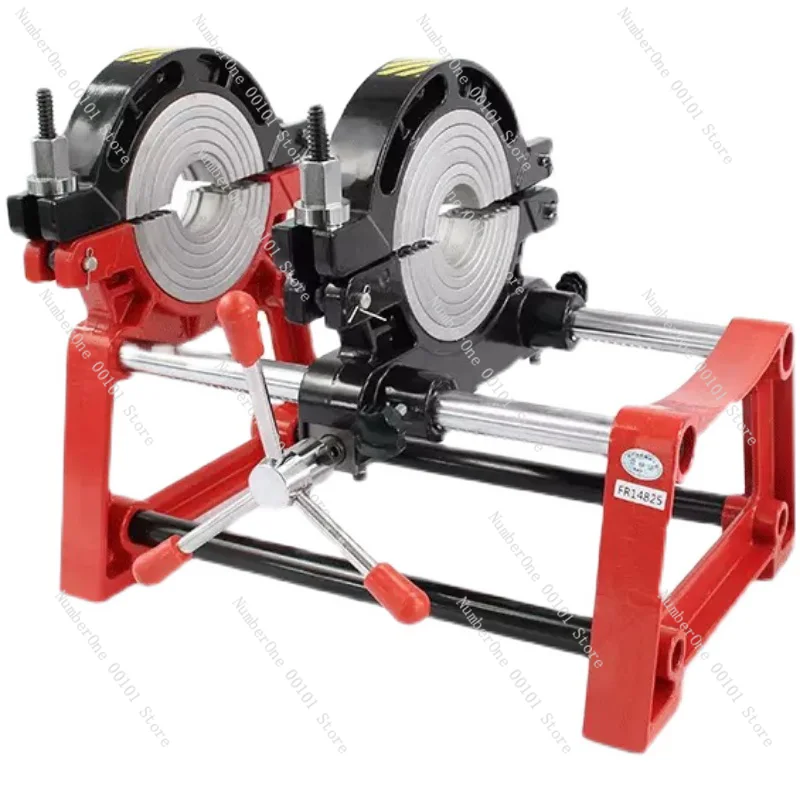50/63-200 four ring manual butt welding machine support two ring frame PE pipe welding machine butt welding machine PE docking m