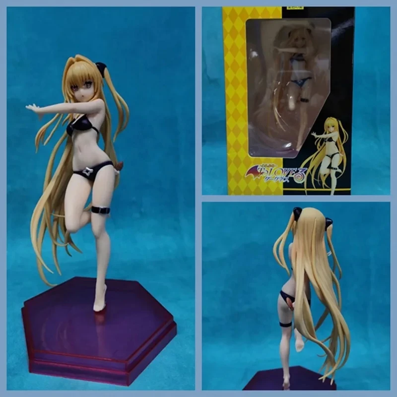 Japanese Anime Figure To LOVE Ru Golden Darkness Momo Belia Deviluke PVC Action Figure Toy Collection Model Doll