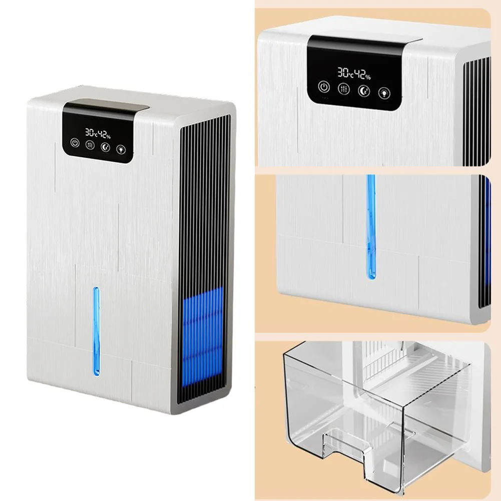 Electric Dehumidifier 1 5 L Capacity for Rooms up to 180 Square Meters Quiet with Auto Shut Off and Remote Control