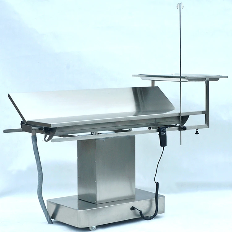 

Veterinary Equipment Animal Operating Table Stainless Steel Electric Flat Lifting Pet Treatment Table